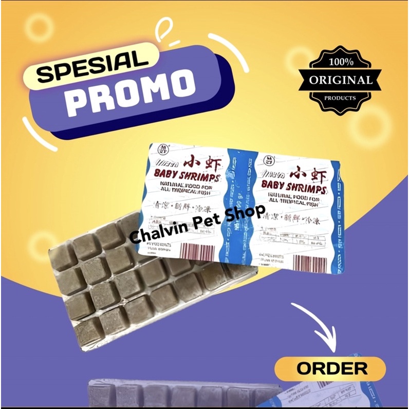 Udang Rebon Beku - Baby Shrimps 100 gr (GOJEK/GRAB)