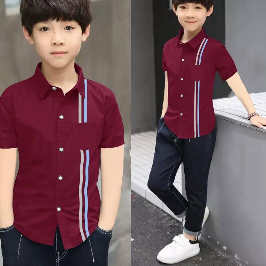 g.j.v.hem kids JOJO kemeja anak laki laki/baju anak laki laki/atasan anak cowok uk3-12th/baju distro
