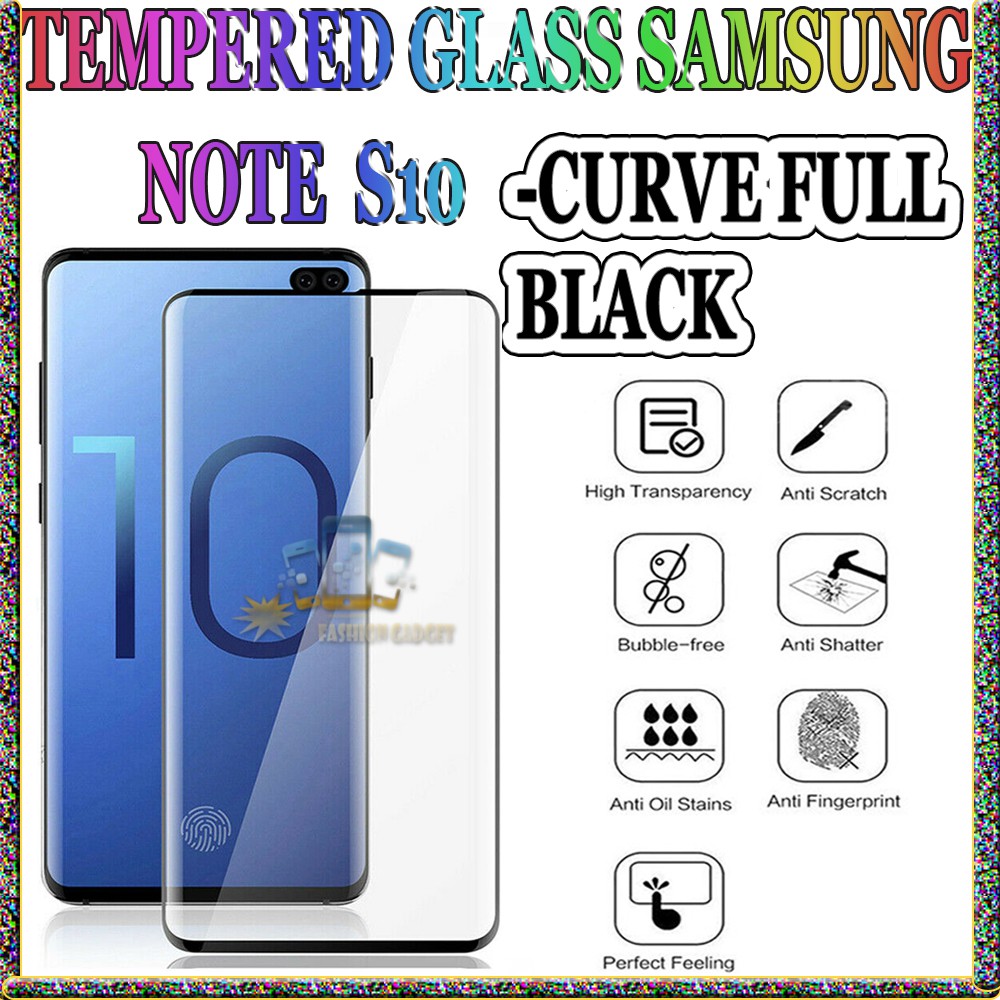 TEMPERED GLASS SAMSUNG NOTE 9 CURVE SAMSUNG NOTE 4  SAMSUNG S10 LITE CURVE  SAMSUNG S5  SAMSUNG G900 ANTI GORES KACA TEMPER GLASS