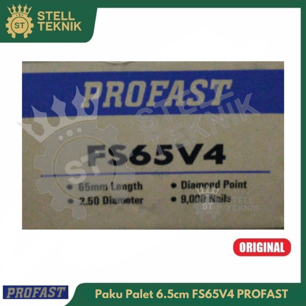 Paku Pallet / Paku Tembak Ulir Coil Nail 6,5cm atau 65mm PROFAST FS65V4 / Paku Palet 6.5cm PROFAST O