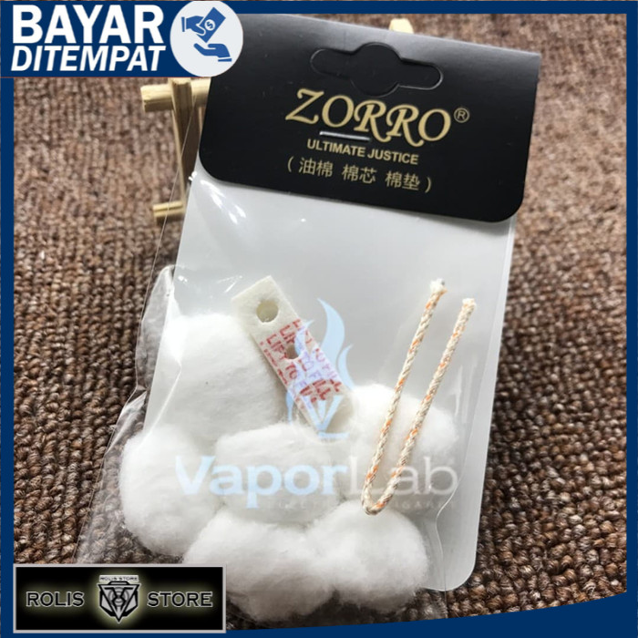 KAPAS KATUN ZIPPO ZIPO LIGHTER COTTON FELT