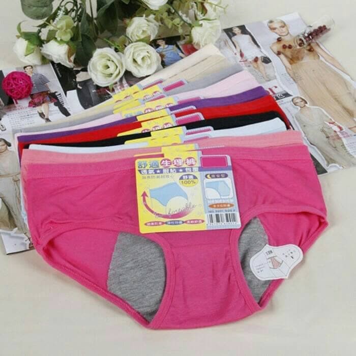 ELFYDO HL0038 Celana Dalam Menstruasi Wanita CD Cewek Nyaman Anti Bocor