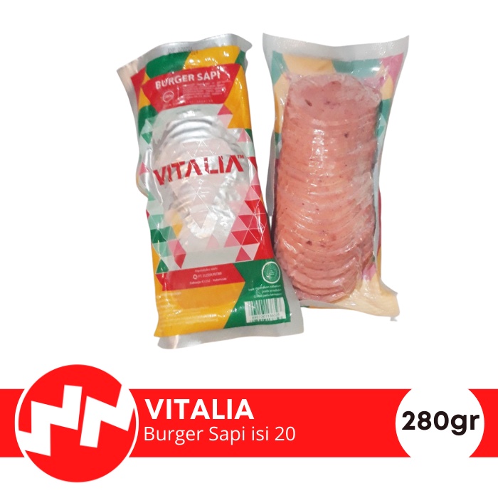 

Vitalia Daging Burger Sapi Mini 280gr