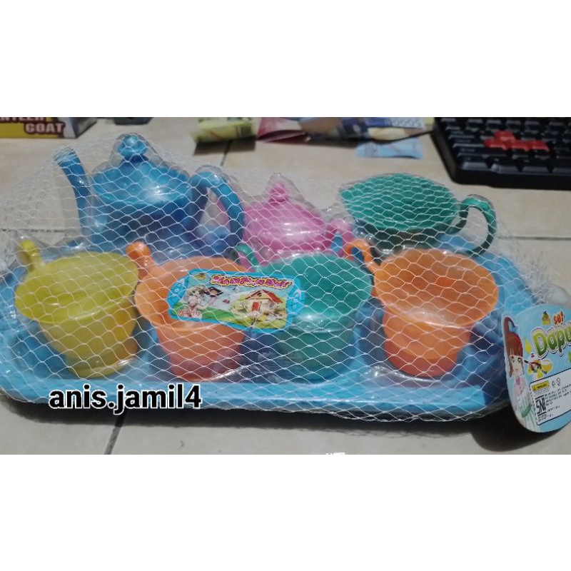 Mainan anak nampan/baki set +teko+gelas