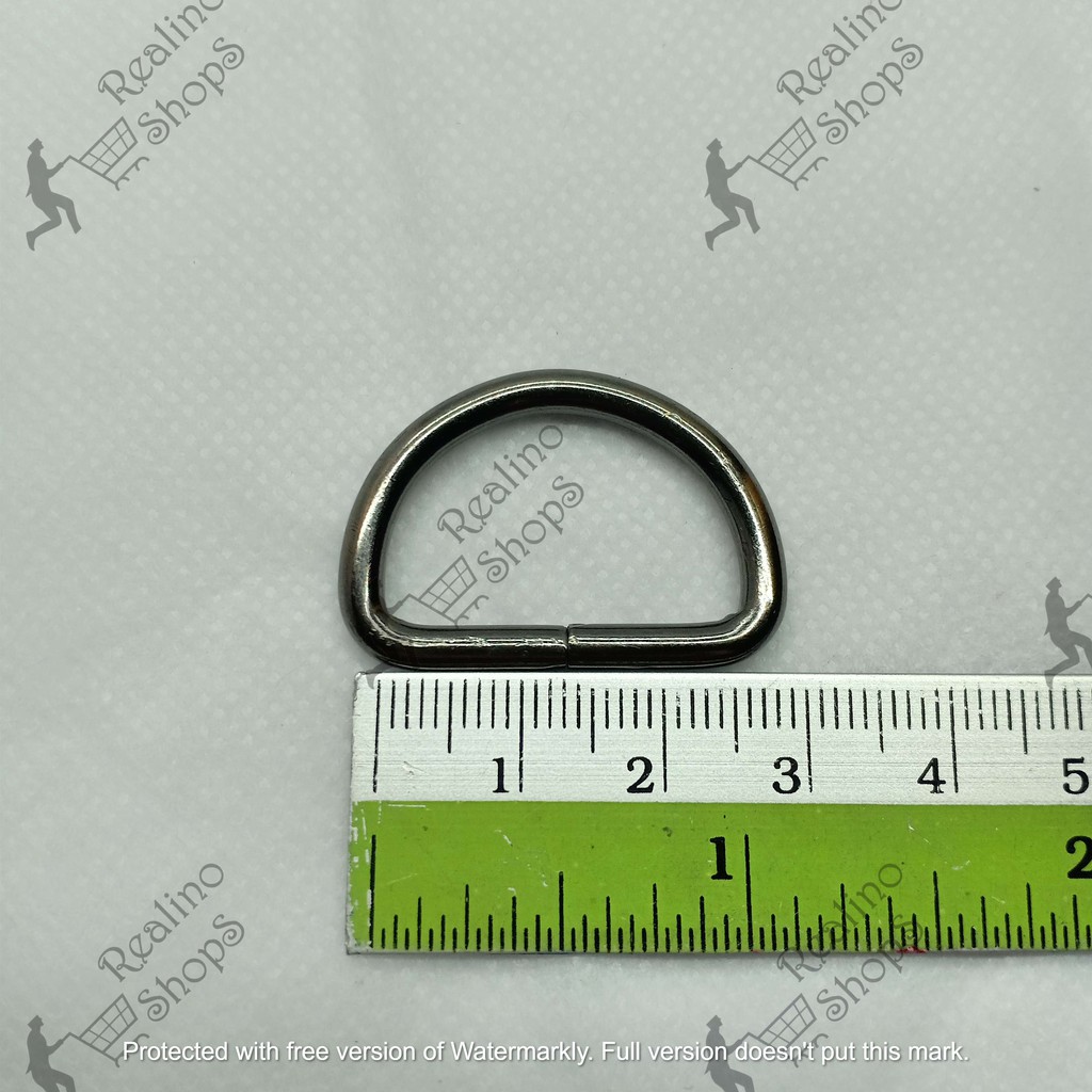 RING D - 2.5CM BLACK NEKEL (KUALITAS B)