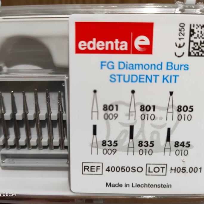 Bur Diamond Set 6 Edenta