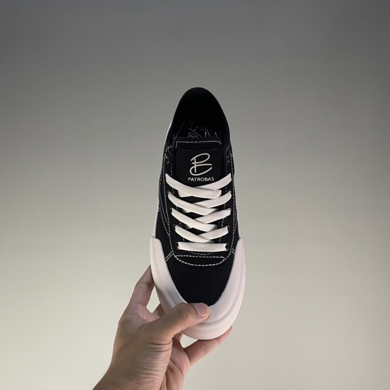 Sepatu Patrobas Equip LOW Black White Size 36-44 Original Made In Indonesia-5