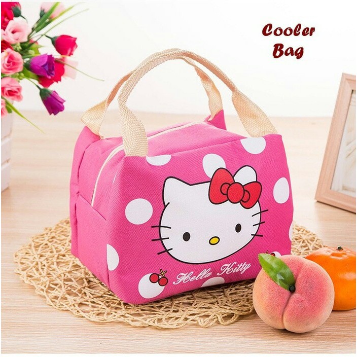 Travelmate Lunch Bag / Tas Bekal Cute Molang / Lunch Bag Cooler bag / Tas Bekal