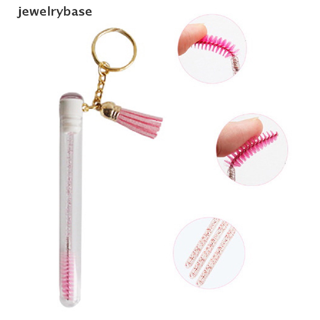 (jewelrybase) Brush Maskara / Alis Sekali Pakai Dengan Gantungan Kunci