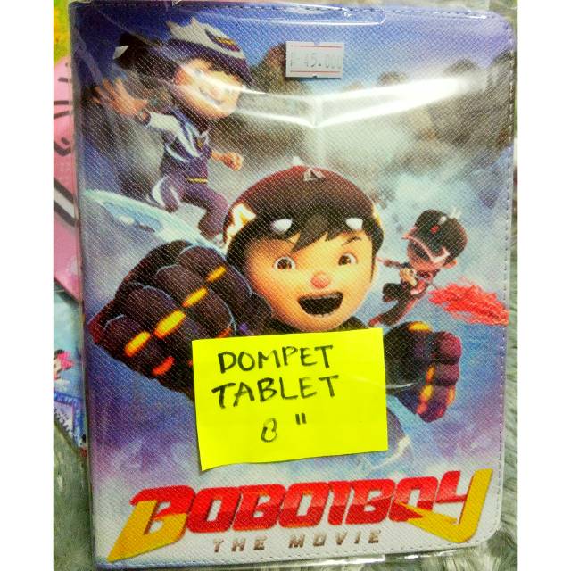 Dompet leather case 8inch tablet Lc universal 8inch case motive flipcover silicon samsung evercross