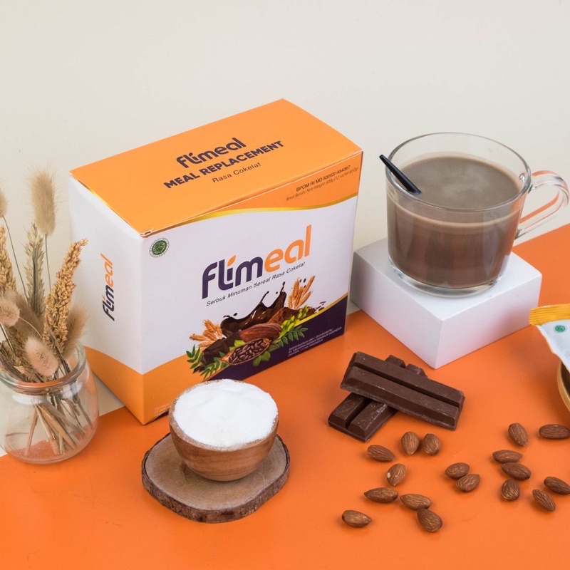 

Flimeal Serbuk Minuman Sereal Rasa Coklat