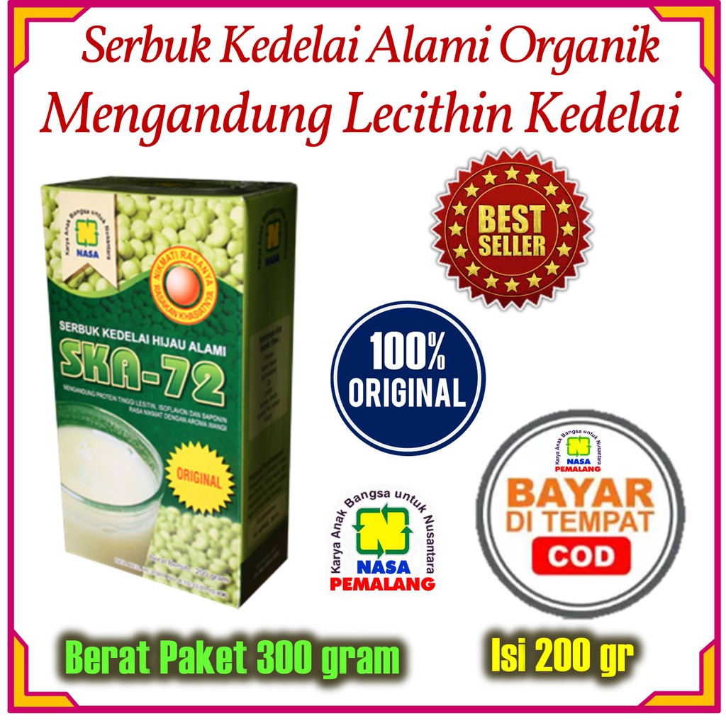 

Serbuk Sari Kedelai Alami Organik SKAO ORIGINAL PRODUK NASA PEMALANG