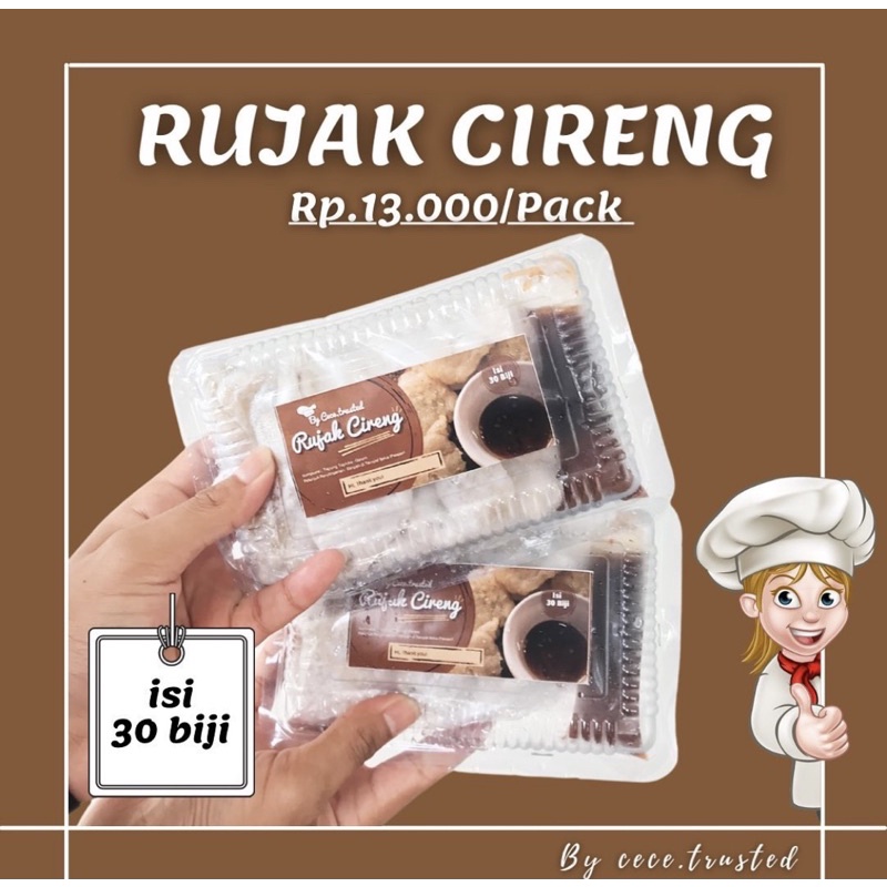 

RUJAK CIRENG / CIRENG BUMBU RUJAK FROZEN ISI 30 BIJI