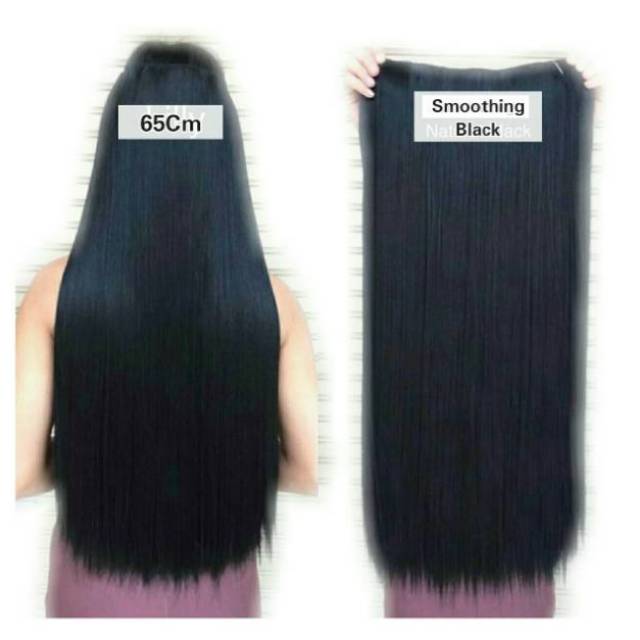 [FREE KLIP HAIRCLIP] Hairclip Lurus Smoothing 55-75cm