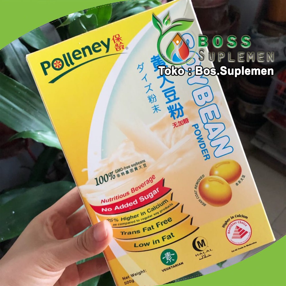 

Minuman Serbuk Kedelai Halal Polleney Vegetarian Soybean Powder(500gr)