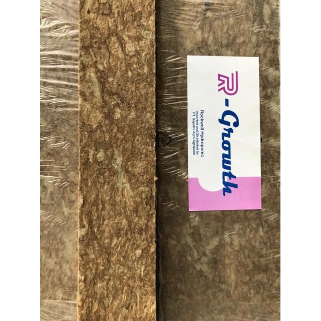 ✪ Rockwool R-Growth Media Tanam Hidroponik BIO-BASED (Organik) 1 slab ♕