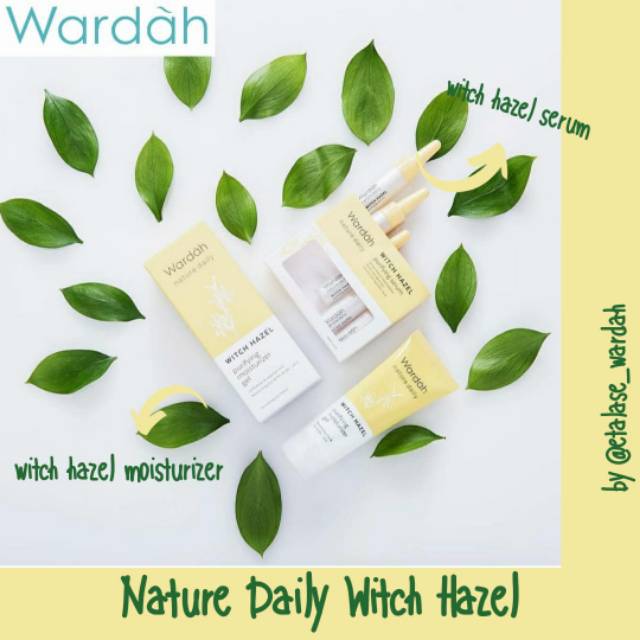 NEW  Wardah Witch Hazel Series.