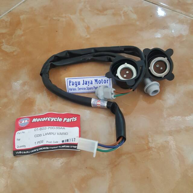 cop fiting fitting lampu depan vario carbu lama