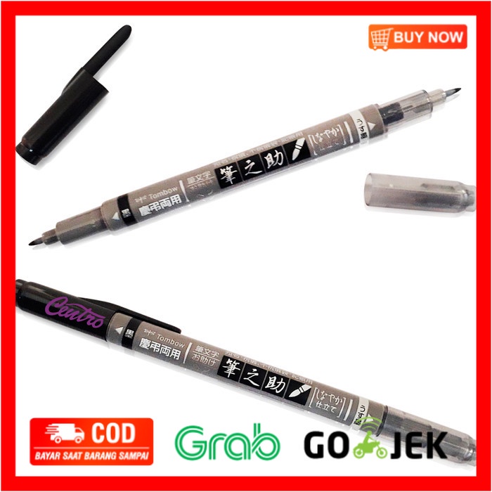 

(BISA COD) Tombow Fudenosuke Brush Pen - Twin Tip Dual Pen Kaligrafi Manga Komik