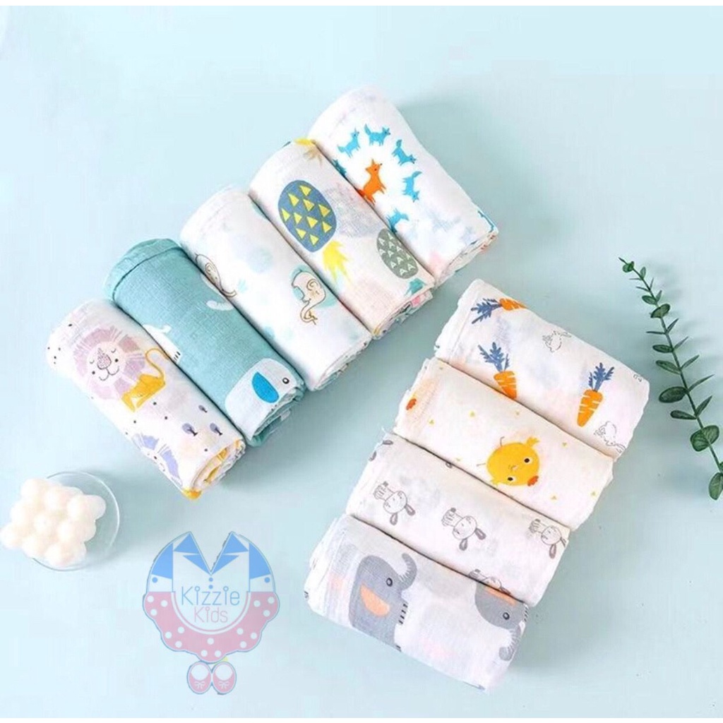 Muslin Swaddle/Bedong Baby/ Selimut Bayi