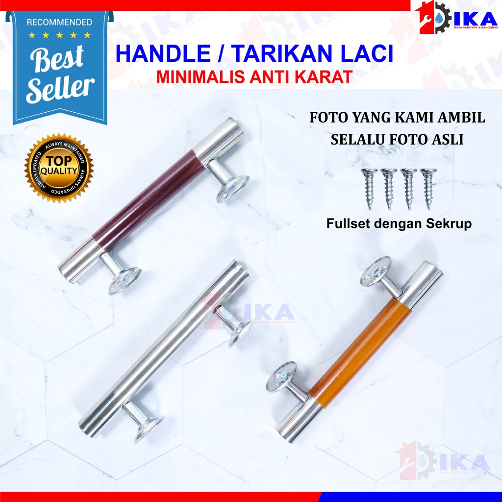 Handle Tarikan Laci Pegangan Lemari / Gagang Tarikan Knob Knop Laci Ukuran Panjang 12cm