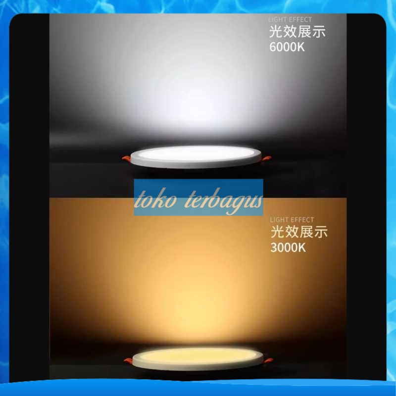 Lampu downlight led panel lamp lampu plafon 15w 20w putih kuning