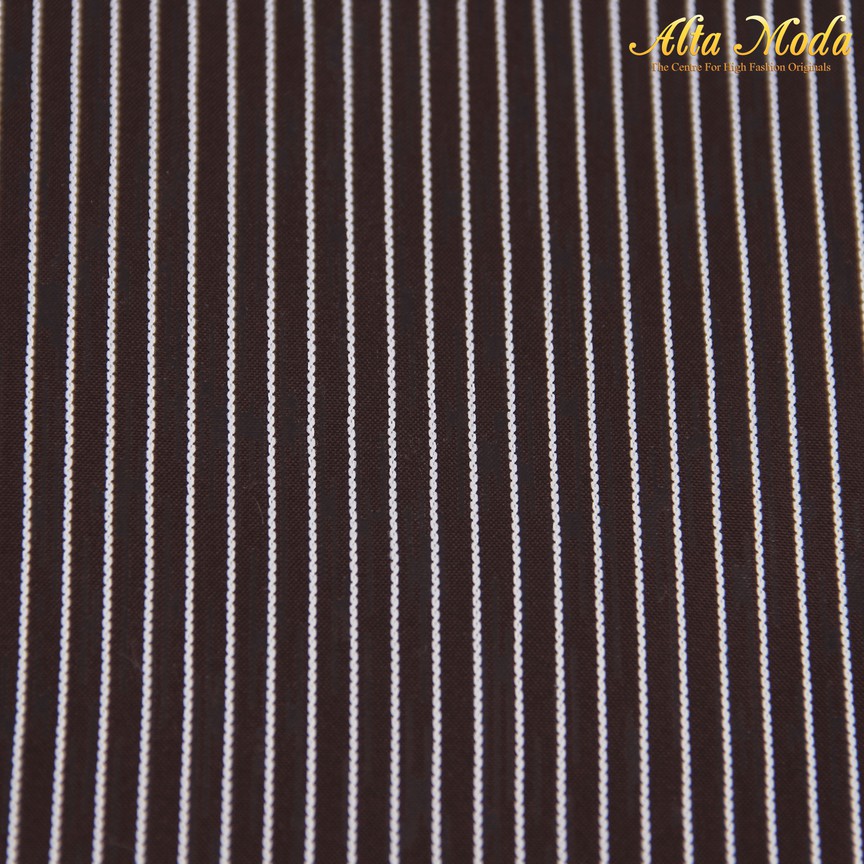 

Alta Moda Kain Satin Stretch Warna Hitam Stripe Putih (1M)
