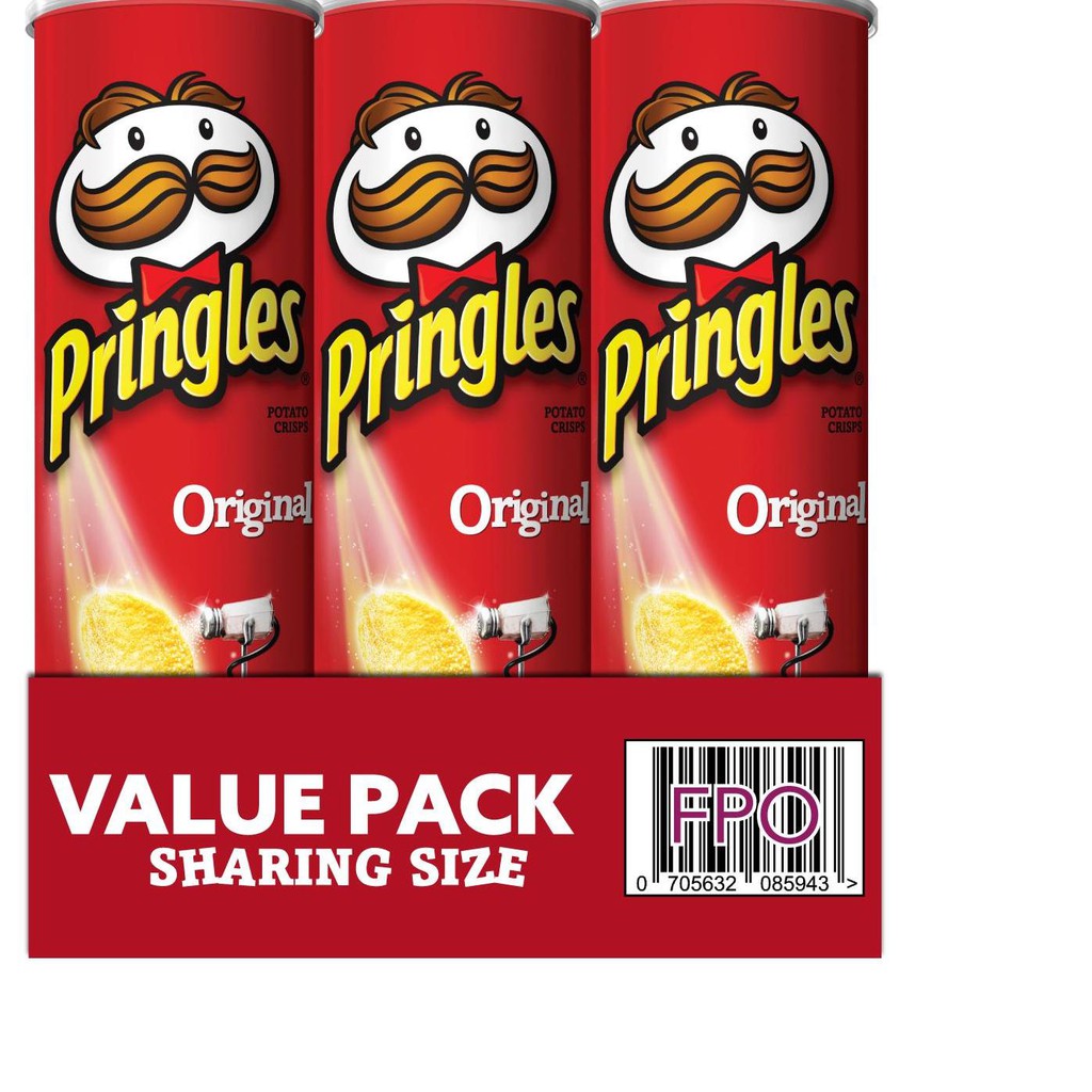 

TR6❅ Pringles Original Chips 107 gr x 3 pcs Barang Baru