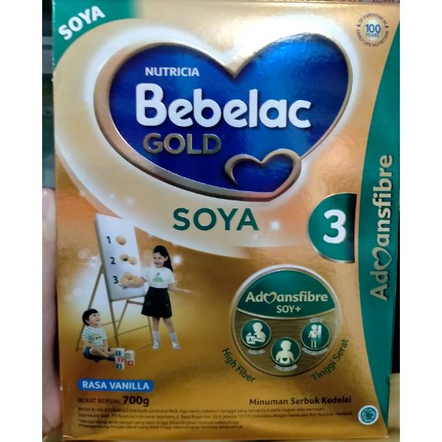 BEBELAC GOLD SOYA VANILA 1-3 tahun Ed 9.24