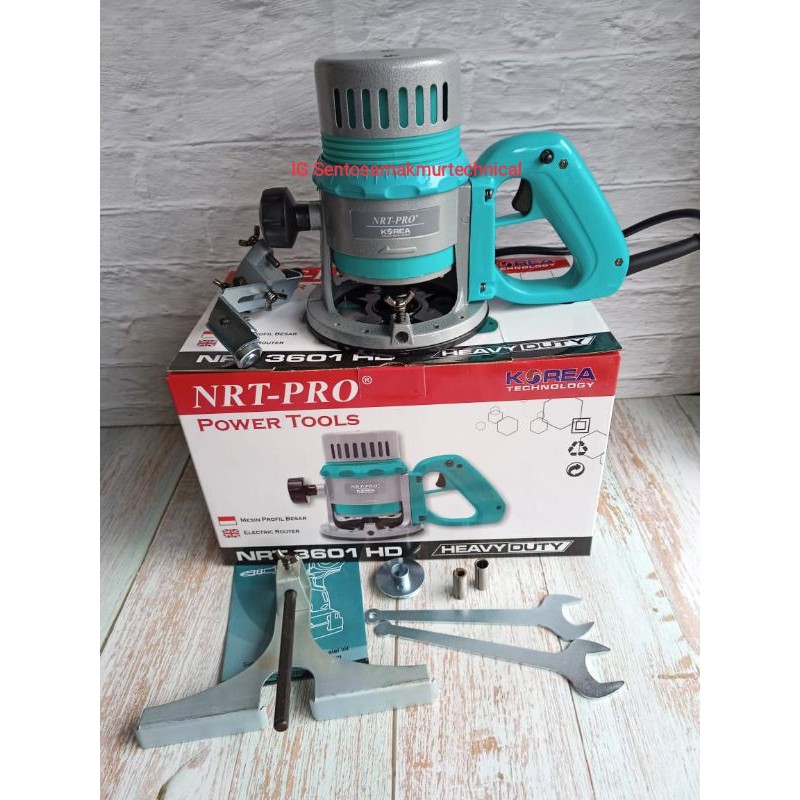 NRT PRO 3601 HD Router Wood Trimmer Profil Kayu Besar 1 Tangan 3601HD