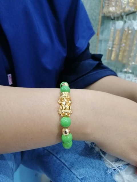 Gelang rangan wanita //perhiasan lapis emas //gelang pixu //gelang