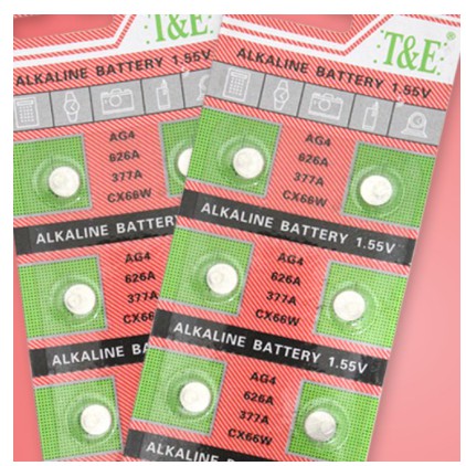 BATERAI JAM TANGAN Alkaline AG4 626A 377A CX66W Universal Batre Batry Batray Bateray