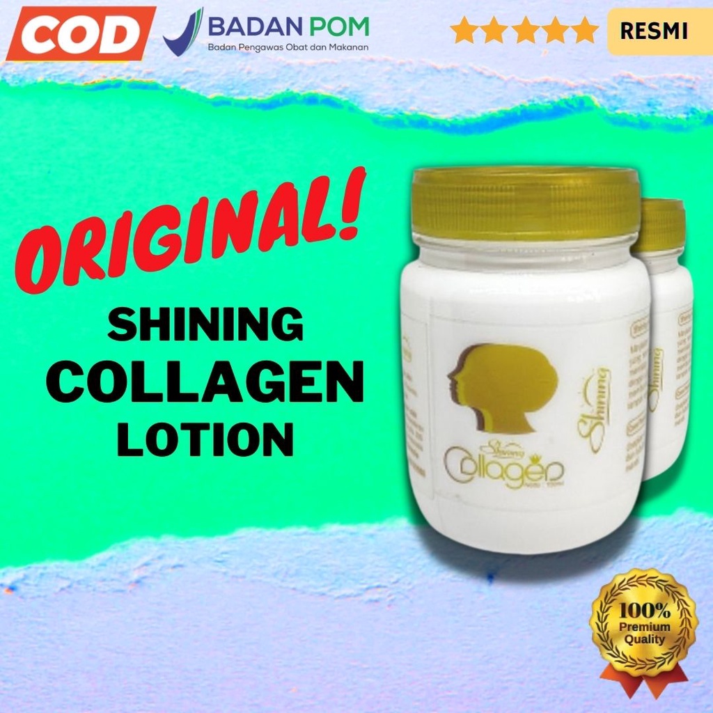 Shining Bibit Collagen Body lotion Pemutih Badan Handbody Cream Pemutih Badan Permanen BPOM Ampuh Pe