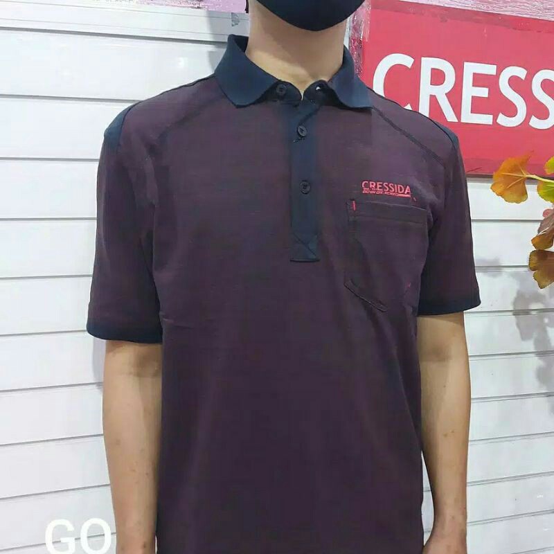 BB Polo Shirt CRESSIDA Original PMWFJF036 4A kaos pria