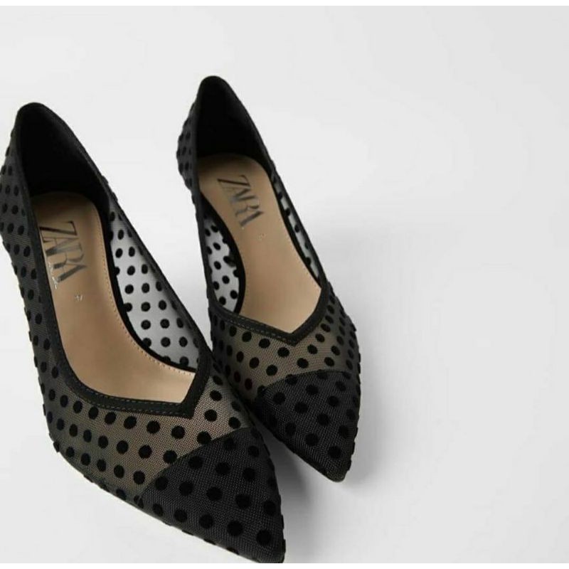 Zara Polkadot heels
