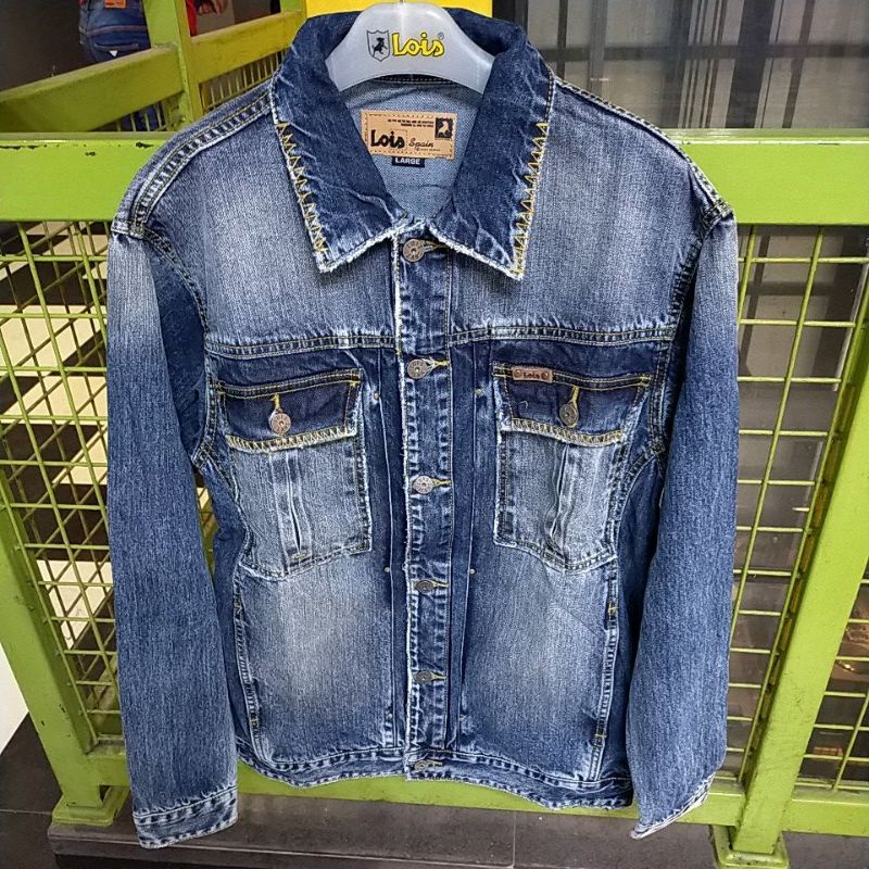 NEW ARRIVAL - LOIS JEANS ORIGINAL - jaket jeans pria MJF142