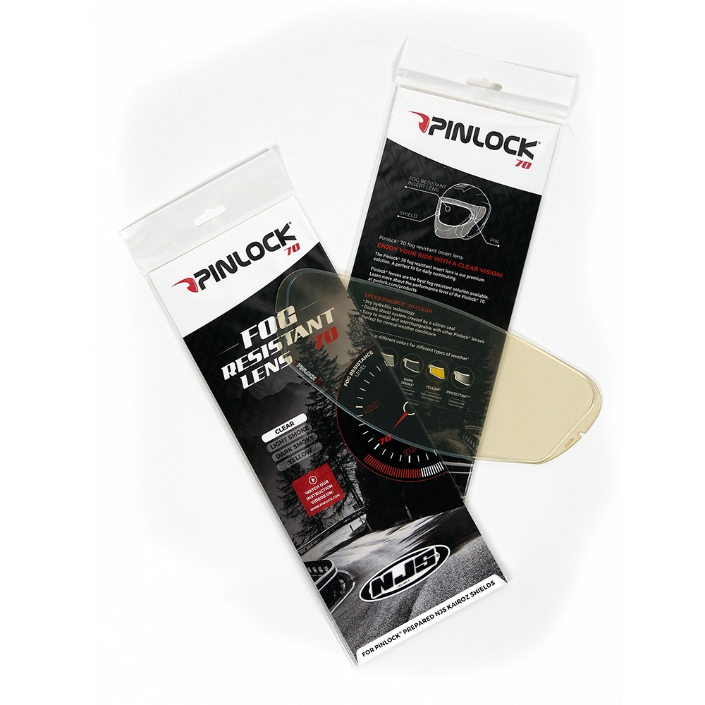 Pinlock 70 Original NJS Kairoz (PNP Untuk Kairoz Dan Kronoz)  - Anti Embun | Aksesoris Helm | Pinlock Kairoz | Pinlock Kronoz | Pinlock 70 | ORI