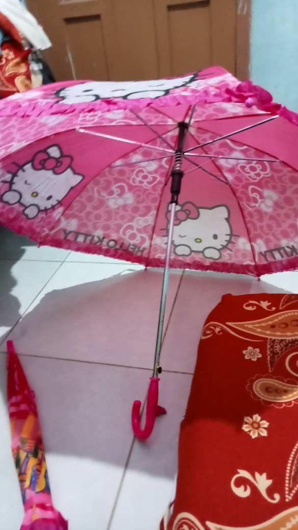 Payung Anak Hello Kitty - Looney Tunes Merk Walet 319