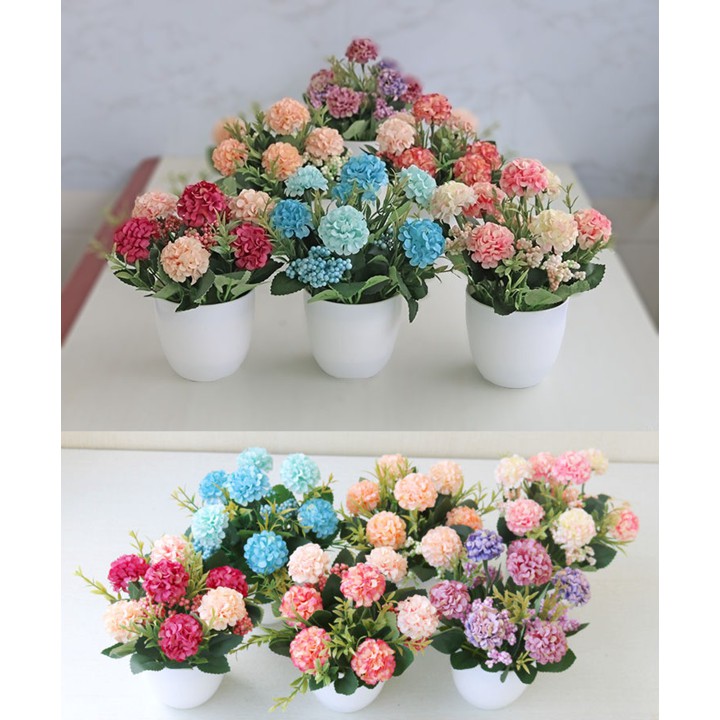 Retaily PT13 PT14 PT15 PT16 Pot Tanaman Hias Bunga Hias Plastik Ornamen Pot Bongsai Artificial Flower Decoration