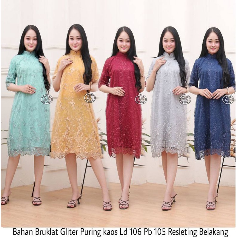 DRESS BROKLAT EKSKLUSIF MODERN / PARTY DRESS