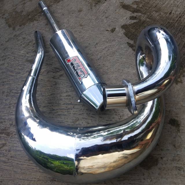 Knalpot udang fizr/gtx fizr/rx king /ninja 2tak crum model ktm trabas