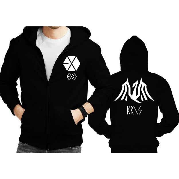 EXO kris Jaket Hoodie Pria Wanita