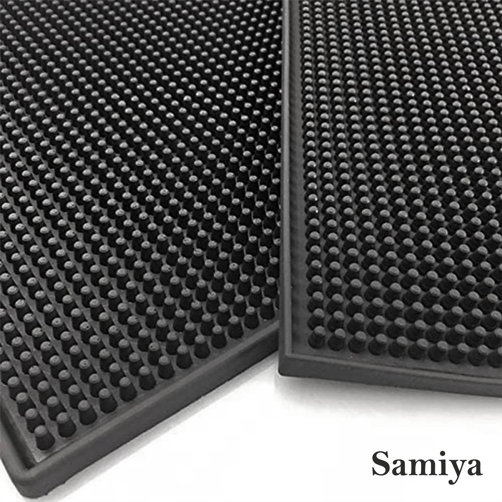 bar mat rubber non slip / alas meja bar dapur cafe / tatakan gelas piring / barista bartender tools