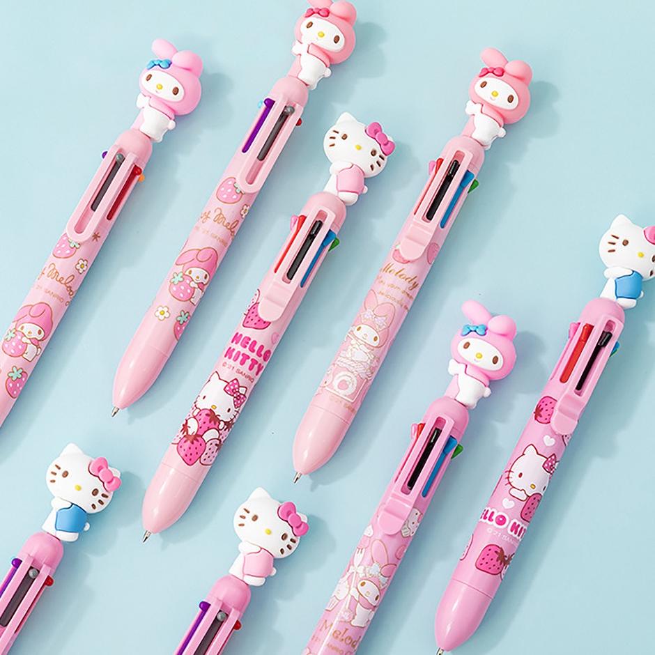 

New Update TOKKADO Sanrio Pulpen 6 Warna Hello Kitty My Melody Karakter Pink Lucu Alat Tulis Anak Sekolah