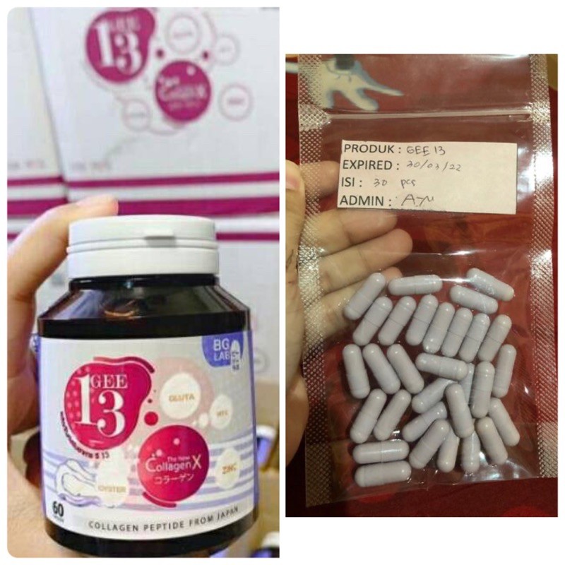 GEE13 COLLAGEN KAPSUL SUPPLEMENT PEMUTIH