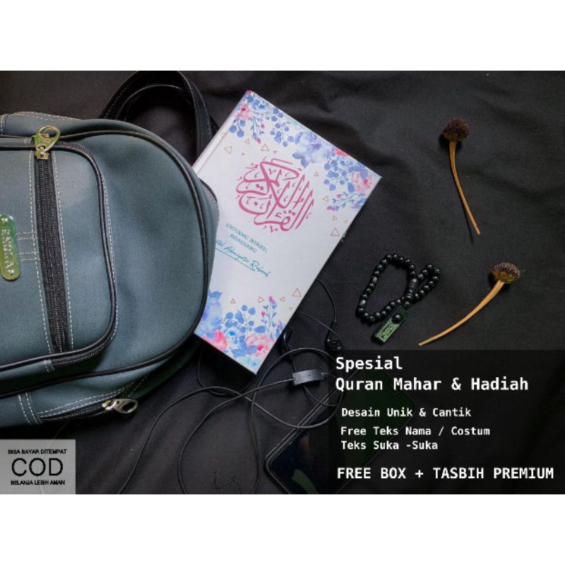 Al Quran Custom | Al Quran Terjemah | Al Quran Tajwid | Mahar Nikah Unik | Souvenir Unik | Kado Unik