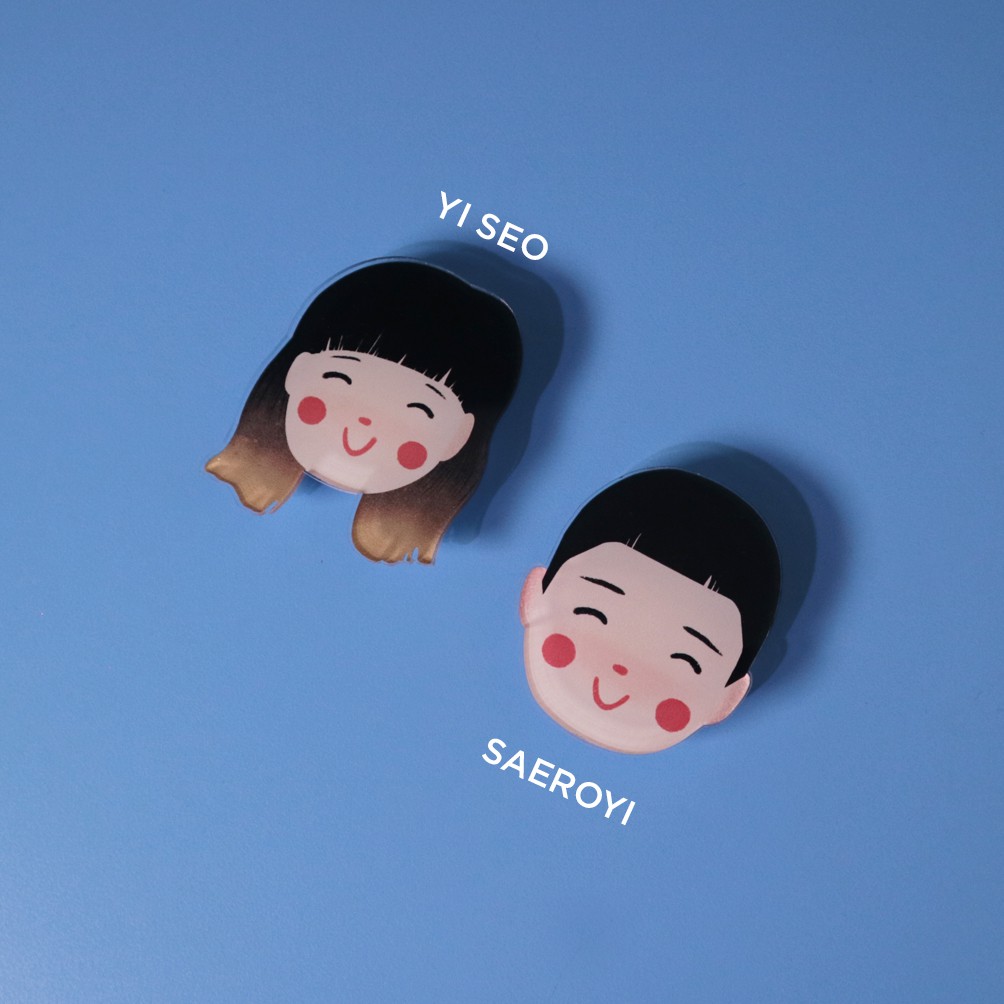 Magnet Kulkas Akrilik Itaewon Class | Tempelan Kulkas Saeroyi