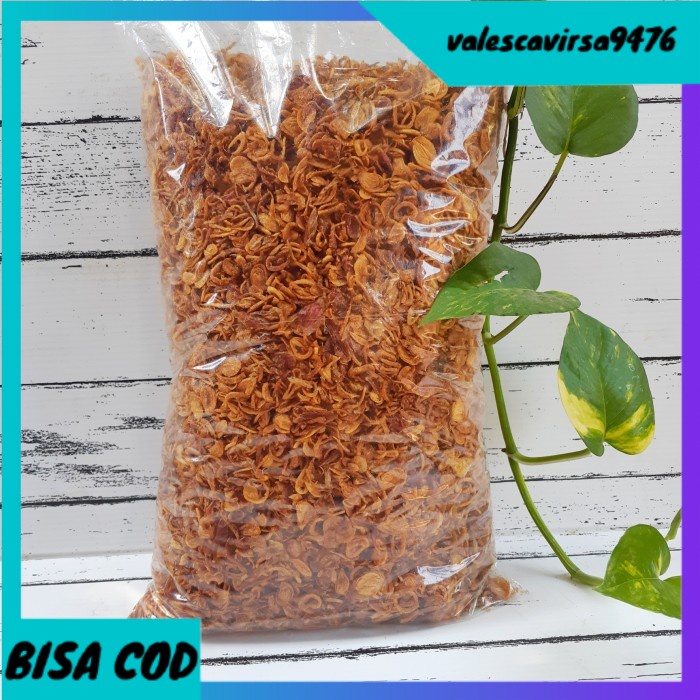 

⭐BISA COD⭐ Bawang Goreng Murni 500 gr / Tanpa Tepung