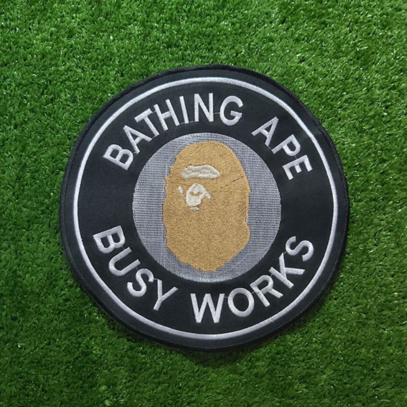 Backpatch Punggung Besar Bathing Ape/Backpatch Bordir Jahit Murah Premium