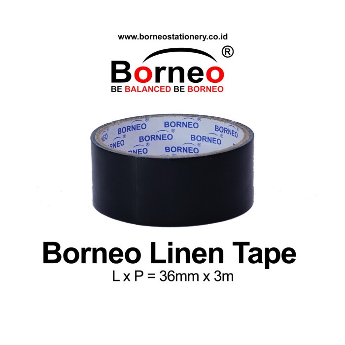 

Borneo Linen Tape / Lakban Kain 36 mm x 3 m